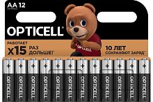 Элемент питания алкалиновый AA/LR6 (блист. 12шт) Basic Opticell 5051010
