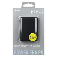 Внешний аккумулятор на 10.000 мач, Power Era 10 PD, цвет: черный(TFN ,TFN-PB-253-BK)