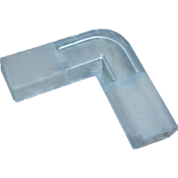 Ecola LED strip 220V connector комплект для упрощенного соединения "L"лента-лента 2-х конт для ленты