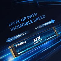 Накопитель SSD Kingspec PCI-E 3.0 x4 256Gb NX-256 M.2 2280 0.9 DWPD