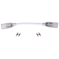 Ecola LED strip 220V connector гибкий соединитель лента-лента 2-х конт с разъемами для ленты IP68 14