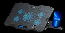 PANTEON CP-155L Black Подставка для ноутбука с активным охлаждением (от 9" до 16", угол наклона до 3