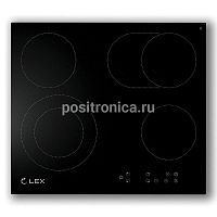 Варочная электрическая поверхность Lex EVH 642 BL черный