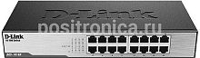 Коммутатор D-Link DES-1016D/H1A 16x100Mb неуправляемый