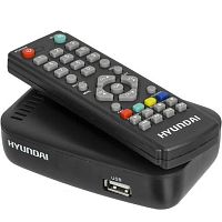 Ресивер DVB-T2 Hyundai H-DVB460 черный