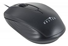Мышь Oklick 195M черный оптическая (800dpi) USB (2but)
