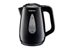 21864.100 Чайник Centek CT-0048 <Black 1.8л> 2200Вт, текстурированная отделка, большое окно уровня воды