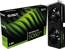 Видеокарта Palit GeForce RTX 5060 Ti Dual 8G PCIe 5.0 8 ГБ GDDR7, 128 бит, 3xDP, HDMI (розница)