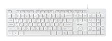 Клавиатура Acer OKW123 белый USB (ZL.KBDEE.00D)