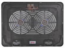 Подставка для ноутбука Buro BU-LCP156-B214H 15.6"355x255x30мм 2xUSB 2x 140ммFAN 900г металлическая с