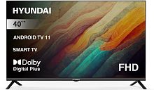 Телевизор LED Hyundai 40" H-LED40BS5002 Smart Android TV Frameless черный/FULL HD/60Hz/DVB-T2/DVB-C/