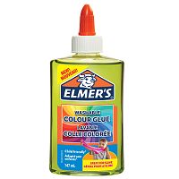 Клей канцелярский Elmers "Colour Glue", 147мл, для слаймов, зеленый, полупрозрачный