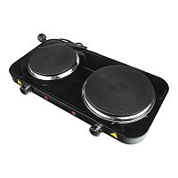 Плитка электрическая Centek CT-1507 <Black>  2конф ЧУГУН 155мм, 2000Вт, индикатор работы