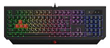 Клавиатура A4Tech Bloody B120N черный USB Multimedia for gamer LED (подставка для запястий) (B120N)