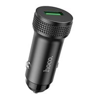 АЗУ 1 USB выход 18W Quick Charge (5V-3.0A/9V-2.0A/12V-1.5A) HOCO Z49A (графит)