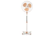 z.Вентилятор напольный Centek CT-5004 Beige <40Вт> 2 шт/уп., LED, 43см, 1.25 м, лучевая решетка