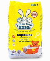 УШАСТЫЙ НЯНЬ СМС Стиральный порошок для стирки детского белья, 800 г (*16/01012)