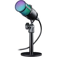 Микрофон DEFENDER (64625) Galactar GMC 250 USB, LED, провод 1.5 м