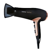 Фен Centek CT-2241 (РОЗОВОЕ ЗОЛОТО+черный) 1900Вт, 2 скорости, 3 режима, холодный обдув, Soft Touch