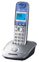 572747.01 Р/Телефон Dect Panasonic KX-TG2511RUS серебристый/голубой АОН