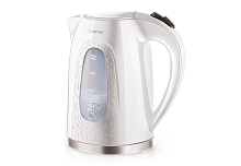 Чайник Centek CT-0041 <White 2.0л> 2200Вт, открывание кнопкой, внутренняя подсветка