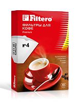 Filtero фильтры для кофе, №4/40, белые