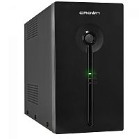ИБП CROWN Line Interactive CMU-SP800IEC 800VA\450W, корпус металл, 1x12V/9AH, розетки 4*IEC С13+1*IE