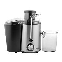 Соковыжималка Centek CT-1209 Black (черный/сталь) 600Вт, 2 скор., стакан 600 мл, горловина 65мм
