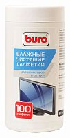 Салфетки Buro BU-Tscrl для экранов ЭЛТ мониторов/плазменных/ЖК телевизоров/мониторов с покрытием из 
