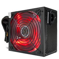 Блок питания CROWN CM-PS650W PLUS ( ATX 650W, EMI/CE, 20+4in 450mm, 140mm red LED FAN, SATA*4, IDE*4