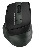 Мышь A4Tech Fstyler FB35 зеленый/черный оптическая (2000dpi) беспроводная BT/Radio USB для ноутбука 