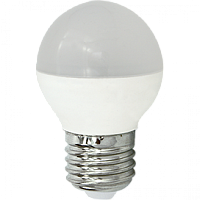 Лампа светодиодная Ecola globe   LED Premium  8,0W G45  220V E27 4000K шар (композит) 75x45  [K7QV80