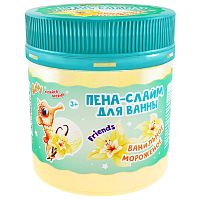Baffy Пена-слайм д/ванны дет.Ванильное мороженое 150мл