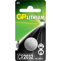 Элемент питания GP Lithium CR2032-2CR5 CR2032 BL5