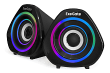 Акустическая система 2.0 ExeGate Accord 210 (питание USB, 2х3Вт (6Вт RMS), 60-20000Гц, цвет черный,