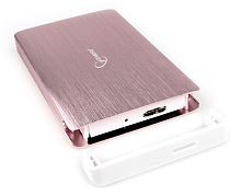 Внешний корпус 2.5" Gembird EE2-U3S-65, розовое золото, USB 3.0, SATA, алюминий