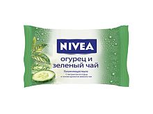 NIVEA (НИВЕЯ) Мыло-уход 90гр Огурец Зеленый чай*36/82431