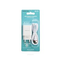 СЗУ Type-C 1 USB выход (2100mAh/5V) BOROFONE BA20A (белый)