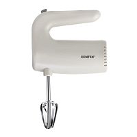 Миксер Centek CT-1109 (белый) 250Вт, 5 скоростей, взбивание /замешивание, экологич. корпус