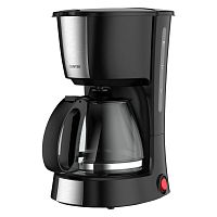 Кофеварка Centek CT-1148 (черн/сталь)  капельная 600Вт, 600мл, капля стоп, подогрев, съемный фильтр