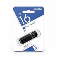 USB флеш SMARTBUY (SB16GBQZ-K) 16GB QUARTZ SERIES BLACK