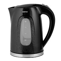 Чайник Centek CT-0041 <Black 2.0л> 2200Вт, открывание кнопкой, внутренняя подсветка