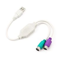 Конвертер PS/2 устройства -> USB порт Cablexpert UAPS12, 2xPS/2 /AM, блистер