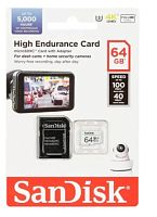 Карта памяти Micro SecureDigital 64Gb SanDisk High Endurance microSDXC class 10 UHS-1 U3 V30 (SDSQQN