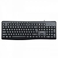 Клавиатура Gembird KB-8440M, USB, черн., 113 кл, м/медиа, каб. 1,5м