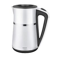 Чайник Centek CT-0028 White 1.7л <2200W> двойной корпус - сталь+пластик, двойная стенка,сохран тепла