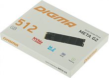 Накопитель SSD Digma PCI-E 4.0 x4 512Gb DGSM4512GG23T Meta G2 M.2 2280